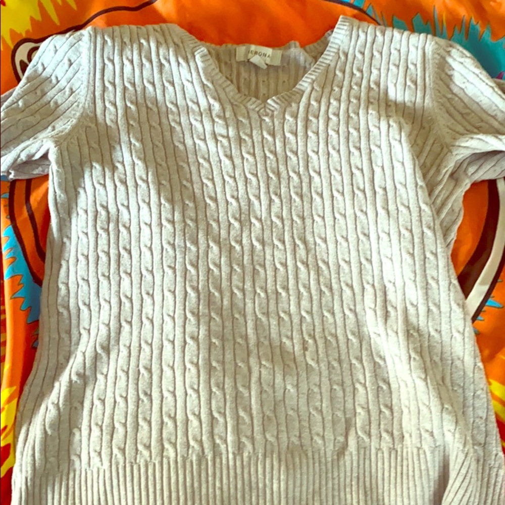 Gray sweater shirt